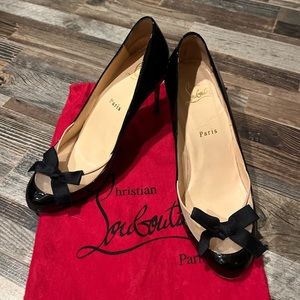 Christian Louboutin Patent Leather w/ Bow Heels